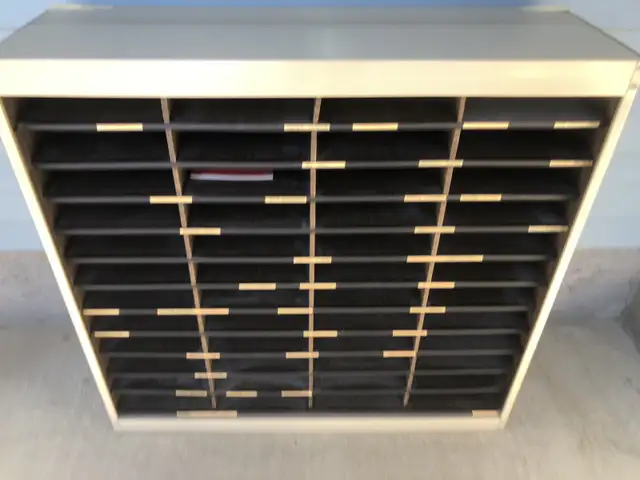 I deliver! Paper organizing shelf. Vintage .$30 for each shelf in Storage & Organization in St. Albert - Image 2
