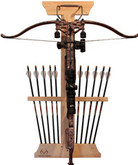 RealTree crossbow and arrow stand