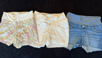 Vêtements de maternité : shorts / lot de 3 pairs (s-m)