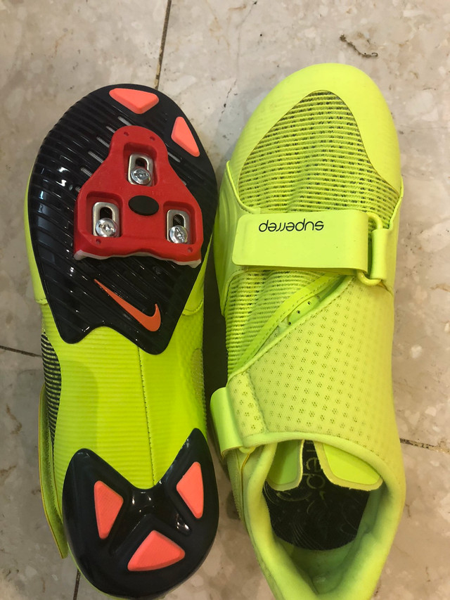Nike superrep cycling shoes with Peloton cleats Exercise Equipment