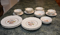 Four - 6 piece Royal Doulton Grantham D5477 China Place Settings