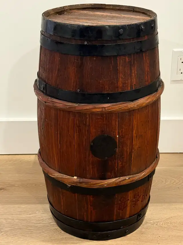Refinished Wooden Barrel in Other in Hamilton - Image 2