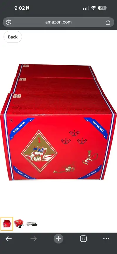 Three King Charcoal Premium Hookah Incense Charcoal Coals, View more