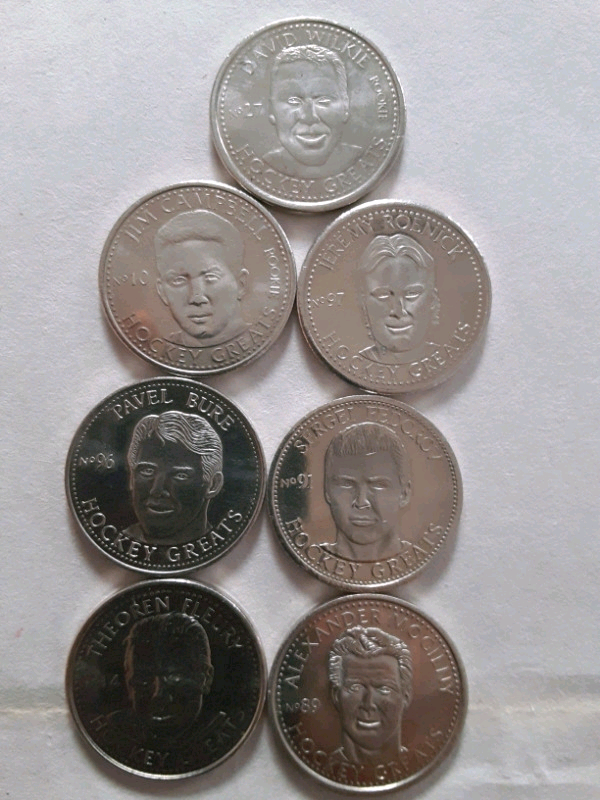NHLPA 1996-1997 limited edition hockey Greats Coin/Token