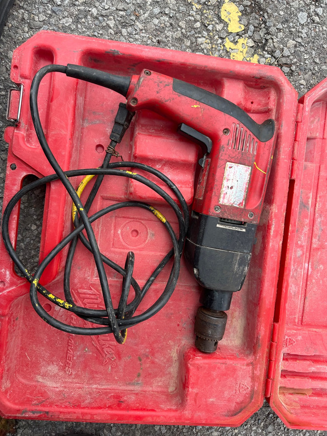 Milwaukee 1/2 hammer drill with case in Power Tools in City of Toronto - Image 2