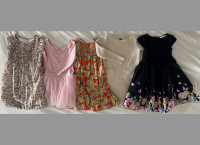 Sz 4-6 Tutu Dress Bow Dress Puffy Dress Flared Skirt Knit Dress