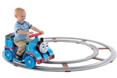 Thomas Power Wheels vehicle with track, View more
