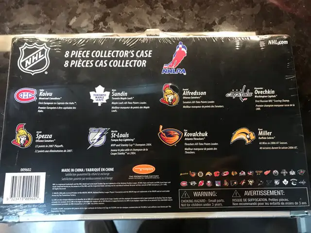 NHL McFARLANE 8 PIECE COLLECTOR'S CASE SUNDIN OVECHKIN in Arts & Collectibles in Mississauga / Peel Region - Image 3