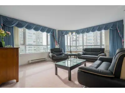 Genuine Leather Sofa Set + Glass Side Tables | Like new, View more