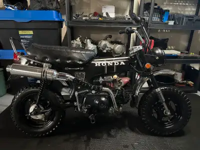 107cc. Missing rear brake pedal. Has TOD (registered for off road) Can send a video of it running &...