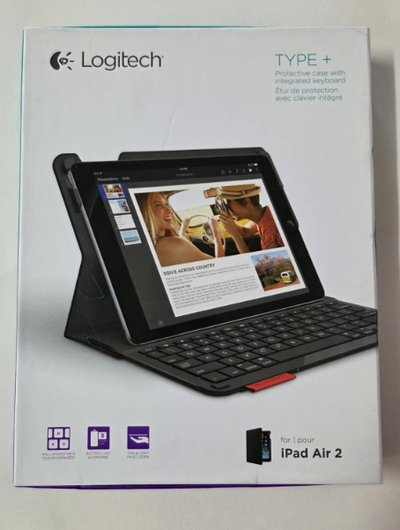 IPad Air 2 Logitech Type+ Protective Case and Integrated Keyboard firm price pick up nw or DT