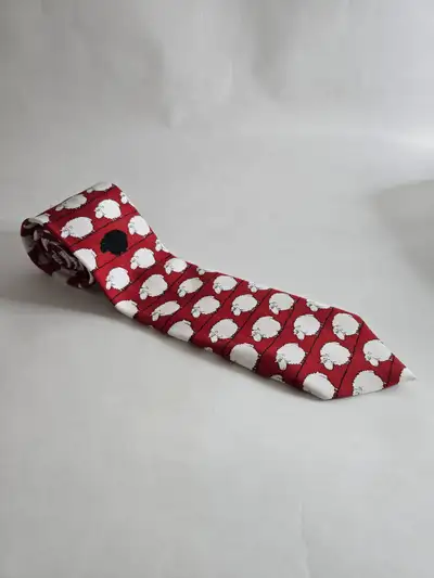 Unique and Fun Black Sheep Men's Neck Tie, View more