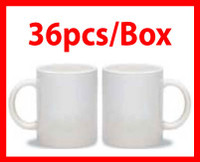 New 36pcs/Box 11oz White Sublimation Mugs Heat Transfer Press