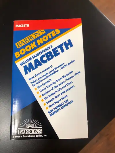 Barron’s Book Notes MacBeth, View more