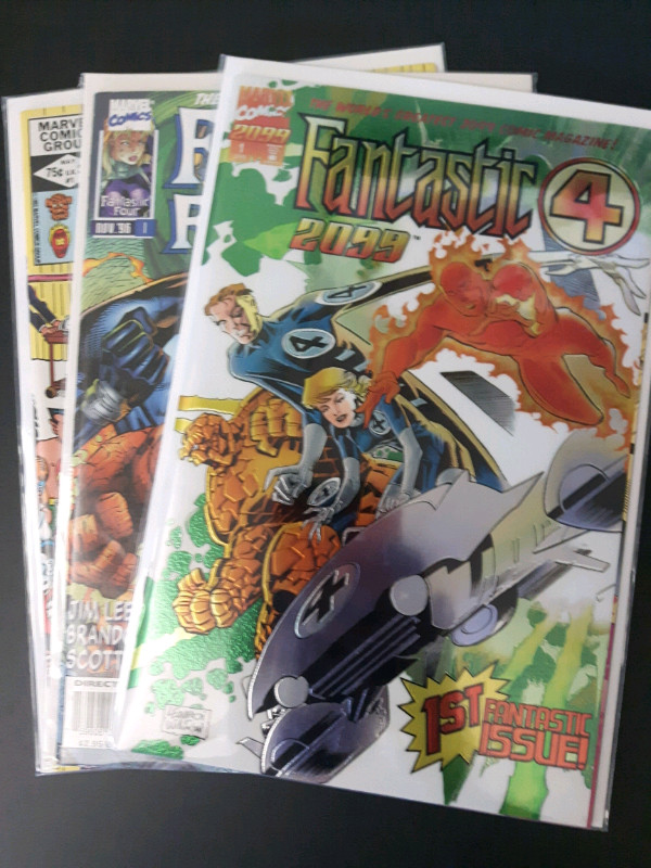 Comic Book Lot (3)-Fantastic Four in Arts & Collectibles in Vernon