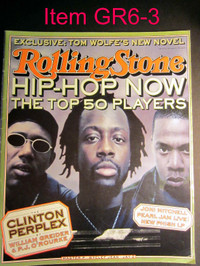 6-3 Rolling Stone Magazine Hip Hop Now 2  Iss 989 Dec 15 2005