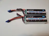 HRB 6s 3300mah 60C new lipo batteries