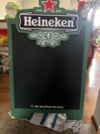 Heineken sandwich chalkboard 