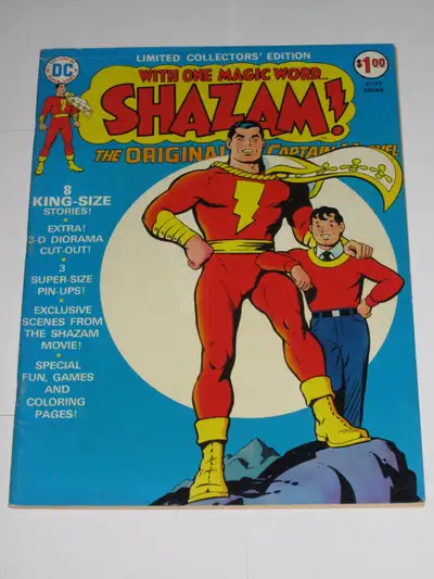 DC Limited Collector's Edition Shazam! comic book, View more