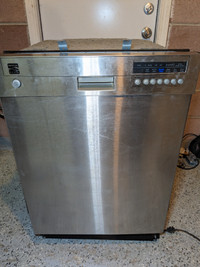 Dishwasher Stainless Kenmore- Like New