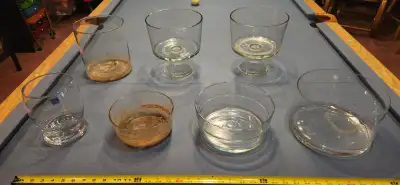 Assorted Clear Glass Vases, View more