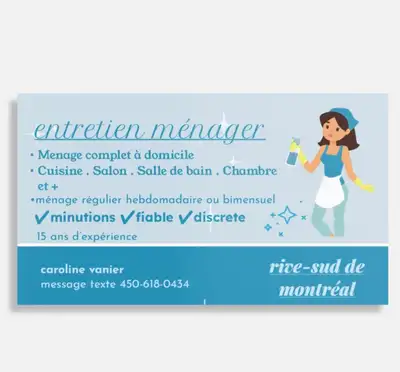 Services d'entretien ménager, View more