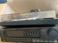 Vintage Pioneer Record Player & Audio / Video Receiver Set