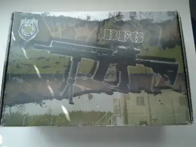 Two BFG Inspire paintball markers. the m16 looking one is great shape, clean and ready for play. sho...
