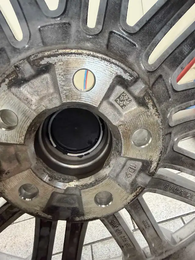 Audi S4 S5 OEM alloy wheels rims 18" inch with winter Michelin in Tires & Rims in Oakville / Halton Region - Image 8