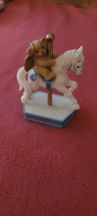 Enesco Horse and Bear Figurines 