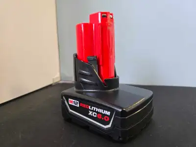 Milwaukee M12 XC6.0 AH battery, View more