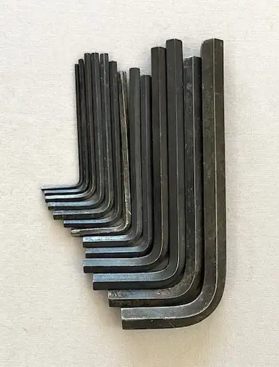 Vintage Black Oxide Allen (Hex) Key Set / 13 Pc, View more