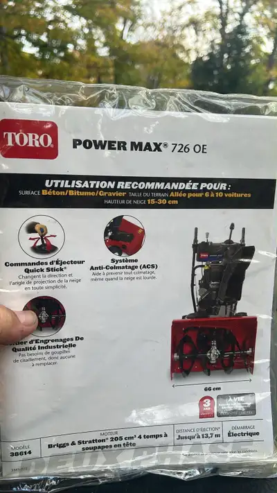 Toro Snowblower , View more
