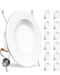 BBOUNDER 12 Pack 5/6 Inch LED Recessed Downlight