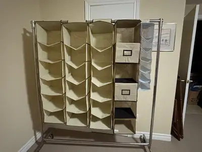 Hanging Fabric Closet Storage Organizer, View more