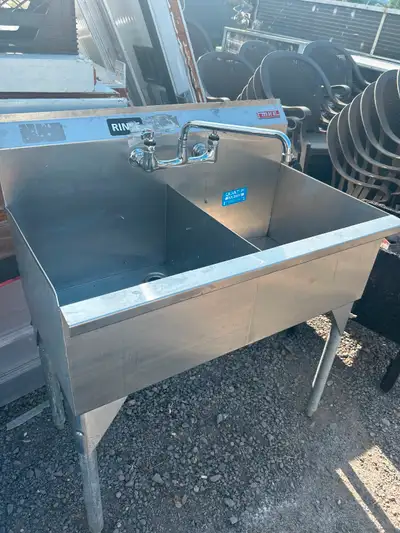 SINKS, SINKS, SINKS commercial stainless steel USED, View more