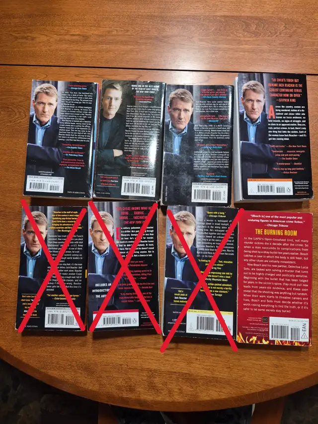 Lee Child - Jack Reacher + Michael Connelly Bosch Books - $4 ea in Fiction in Oshawa / Durham Region - Image 3