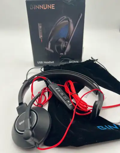 USB Headset with Microphone for Office with Noice Cancelling, View more