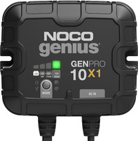 NOCO Genius GENPRO10X1, 1-Bank, 10A Smart Marine Battery Charger