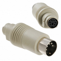 AT (DIN5 male) to PS/2 (DIN6 female) adapter