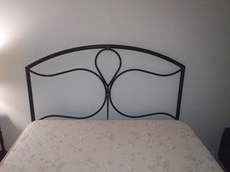 Double Bed Mattress, Box Spring, Frame, and Headboard Set Beds