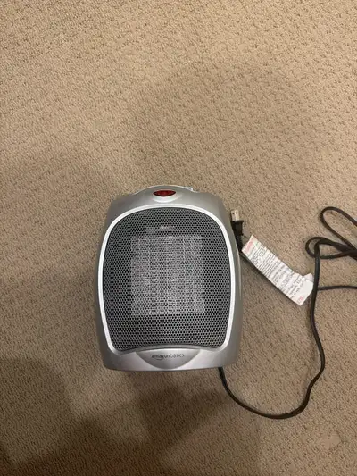 Amazon basics Space Heater (Barely used), View more