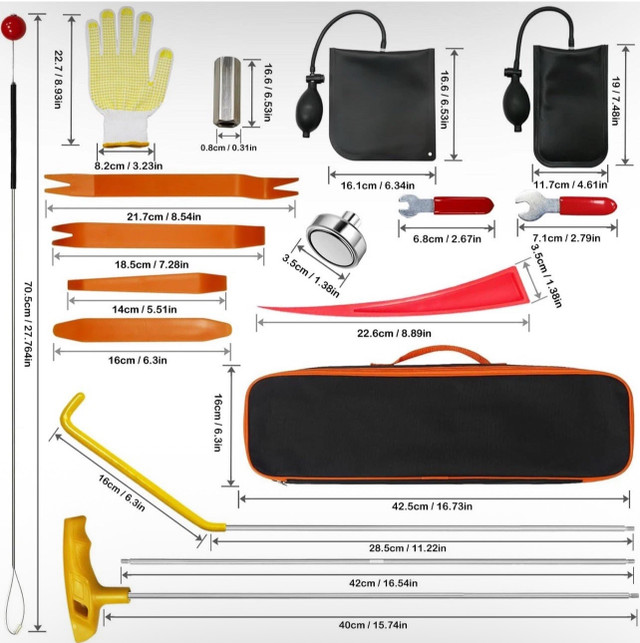 Portable Car Tool Kit 22PCS Dent Puller & Pry Set with Bag  in Hand Tools in Hamilton - Image 2