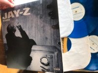 Jay-Z OG 2001 Blueprint 2Lp gatefold blue vinyl cleanvg++ hiphop