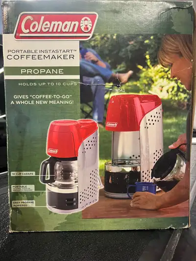 COLEMAN PROPANE COFFEE MAKER , View more
