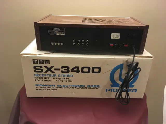 New In The Box Pioneer Stereo Receiver SX-3400 in Stereo Systems & Home Theatre in Calgary - Image 5