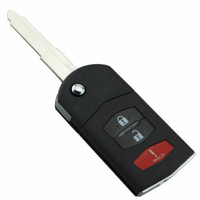 2006-2015 Mazda 2, 3, 5, 6, CX-7, CX-9 Remote Flip Key Fob