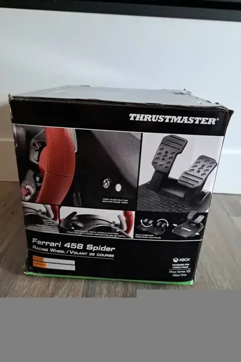 Trustmaster Ferrari 458 Spider Racing Wheel Xbox in XBOX One in Penticton - Image 3