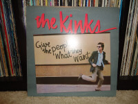THE KINKS VINYL RECORD LP: GIVE THE PEOPLE WHAT THEY WANT!