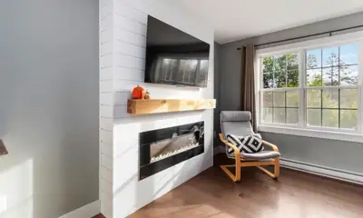 Rustic wood floating shelf, View more